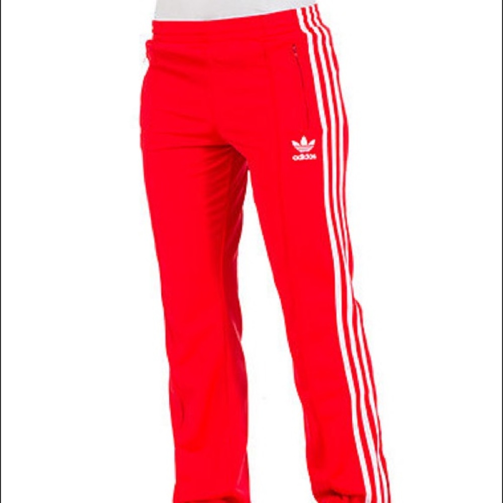 Adidas Red Firebird Track Pants